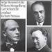 Serge Koussevitzky, Willem Mengelberg, Carl Schuricht conduct Richard Strauss