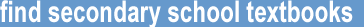 find secondary school books