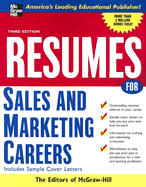 Resumes for Sales and Marketing Careers