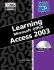 Learning: Microsoft Access 2003