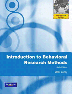 Introduction to Behavioral Research Methods
