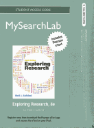Mysearchlab with Pearson Etext -- Standalone Access Card -- For Exploring Research
