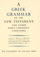 Greek Grammar of the New Testament and Other Early Christian Literature