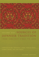 Sources of Japanese Tradition: Volume 1: From Earliest Times to 1600