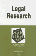 Legal research in a nutshell