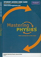 Masteringphysics(r) Student Access Code Card for Essential University Physics