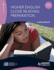Higher English: Close Reading Preparation: Close Reading Preparation