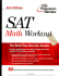 Math Workout for the SAT, 2nd Edition