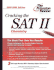 Cracking the SAT II: Chemistry, 2003-2004 Edition