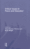 Critical Issues in Peace and Education