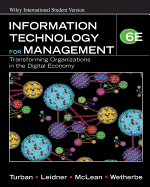 Information Technology for Management: Transforming Organizations in the Digital Economy