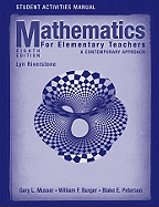 Mathematics for Elementary Teachers: Student Activity Manual: A Contemporary Approach