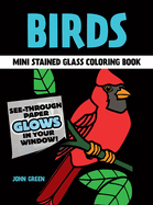 Little Birds Stained Glass Coloring Book