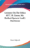 Lectures on the Ethics of T. H. Green, Mr. Herbert Spencer and J. Martineau