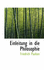 Einleitung in Die Philosophie