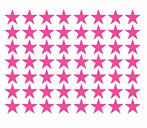 Neon Star Little Chart Stickers