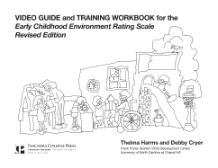 Video Guide and Training Workbook for Early Childhood Environment Rating Scale
