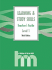 Teacher's Guide: Level I: HM Learning and Study Skills Program