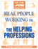 Real People Work Help Professions