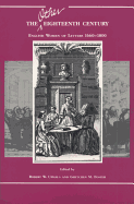 The Other Eighteenth Century: English Women of Letters, 1660-1800