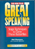 The How-To of Great Speaking