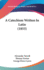 A Catechism Written in Latin