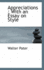 Appreciations: With an Essay on Style