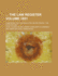 The Law Register Volume 1851; Comprising the Lawyers in the United States: The State Record