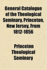 General Catalogue of the Theological Seminary, Princeton, New Jersey, From 1812-1856 (Paperback)