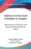Addresses on the Death of Stephen A. Douglas: Delivered in the Senate and House of Representatives (1861)