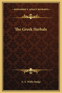 The Greek Herbals