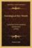 Astrological Key Words: Compiled from Leading Authorities (1929)