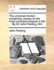 The Universal Mentor; Containing, Essays on the Most Important Subjects in Life; ... by Sir John Fielding, Knt.