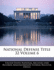 National Defense Title 32 Volume 6