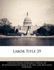 Labor Title 29