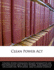 Clean Power ACT
