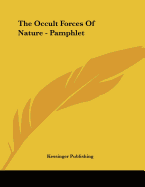 The Occult Forces of Nature - Pamphlet