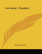 God Spoke! - Pamphlet