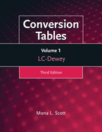 Conversion Tables, Volume 1: LC-Dewey