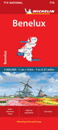 Michelin Benelux Map 714: Belgium, the Netherlands, Luxembourg