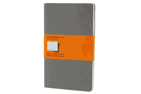 Moleskine Ruled Cahier Journal Light Warm Grey Large