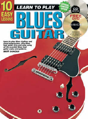 10 Easy Lessons Blues Guitar Bk/CD - Duncan, Brett, and Ltp Publications (Creator)