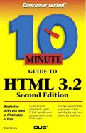 10 Minute Guide to HTML 3.2 - Evans, Tim, Dr.