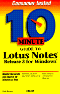 10 Minute Guide to Lotus Notes Release 3 for Windows