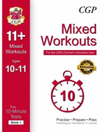 10-Minute Tests for 11+ Mixed Workouts: Ages 10-11 (Book 1) - CEM Test