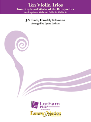 10 Violin Trios: Conductor Score & Parts - Latham, Lynne (Composer)