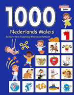 1000 Nederlands Maleis Ge?llustreerd Tweetalig Woordenschatboek (Zwart-Wit Editie): Dutch Malay Language Learning