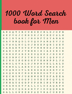 1000 Word Search Book for Men 8.5x11inches 40pages
