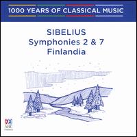 1000 Years of Classical Music, Vol. 71: The Modern Era - Sibelius: Symphonies Nos. 2 & 7; Finlandia - Adelaide Symphony Orchestra; Arvo Volmer (conductor)