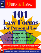 101 Law Forms for Personal Use